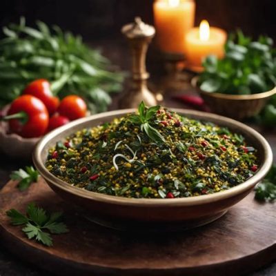  Gormeh Sabzi! A Symphony of Aromatic Herbs and Tangy Sourness That Will Transport Your Taste Buds to Shiraz